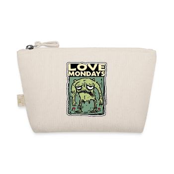 Love Mondays Faultiermonster - Bio-Täschchen - Natur - Vorne