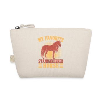 Hobby Horse Rider Favorite Standardbred Horse - Bio-Täschchen - Natur - Vorne