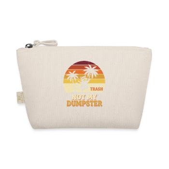 Not My Dumpster Palm Trees Sunset - Organic Pouch - nature - Front