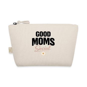 Good Moms Social Blumen-Statement für Mamas - Bio-Täschchen - Natur - Vorne