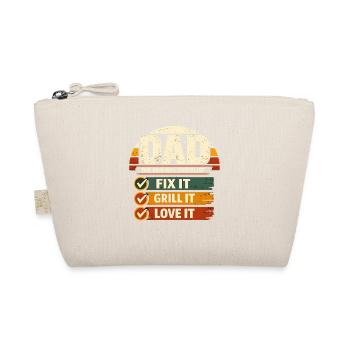 Dad Checklist Fix It Grill It Love It Humor - Bio-Täschchen - Natur - Vorne