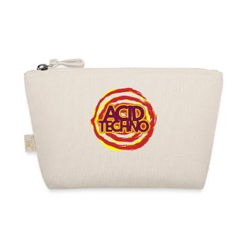 Acid Techno Neon Logo - Organic Pouch - nature - Front