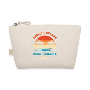 Gran Canaria Urlaub 2026 Kanaren Reise Outfit - Bio-Täschchen - Natur - Vorne