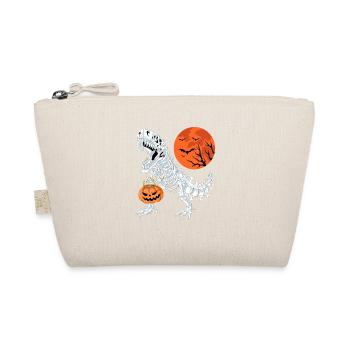 T-Rex Skeleton Halloween Halloween : Des bonbons ou un sort - Trousse biologique - nature - Devant