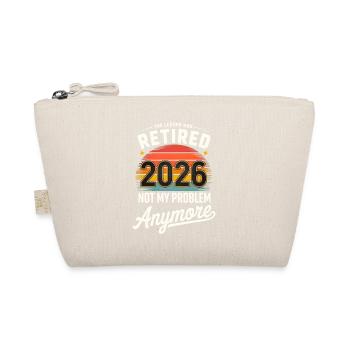 Retired 2026 Funny Retired Graphic Men Retiremet - Organic Pouch - nature - Front