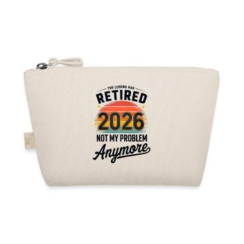 Retired 2026 Funny Retired Graphic Men Retiremet - Organic Pouch - nature - Front