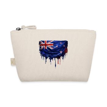 Dripping New Zealand flag - Organic Pouch - nature - Front