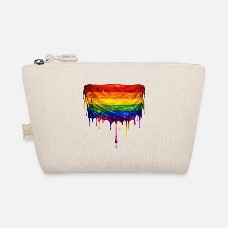 Raibow Drapeau LGBT dégoulinant Trousse biologique