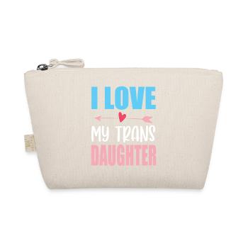 Mois de la fierté LGBTQ - J’aime ma fille trans - Trousse biologique - nature - Devant
