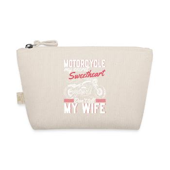 Moto Cœur Secret Sweetheart Motard Liberté - Trousse biologique - nature - Devant