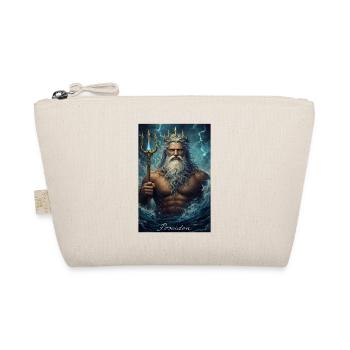 Poseidon Porträt - Bio-Täschchen - Natur - Vorne