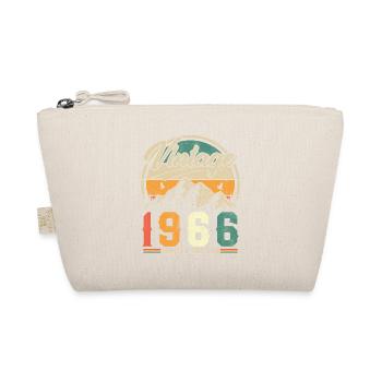 1966 Vintage Retro Geburtstagsgeschenk - Bio-Täschchen - Natur - Vorne