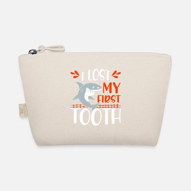 First Tooth Shark Tee Organic Pouch