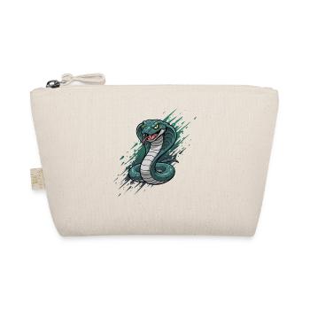 Cobra dans un motif d’impression d’attaque - Trousse biologique - nature - Devant