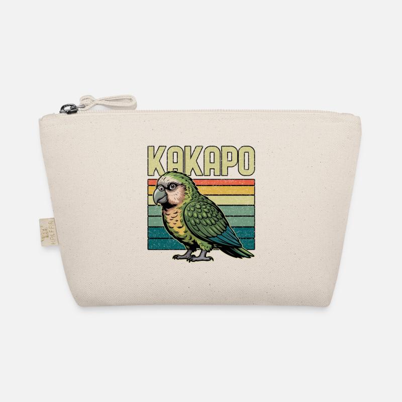 Neuseeländischer Kakapo-Papagei Papagei Retro Bio-Täschchen