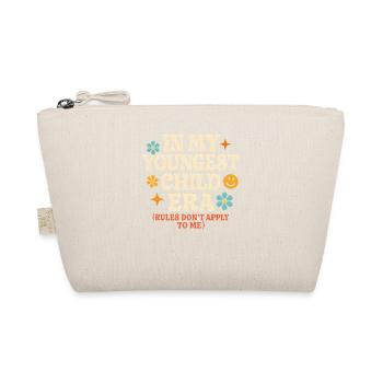 In My Youngest Child Era Daughter Families Humor - Organic Pouch - nature - Front