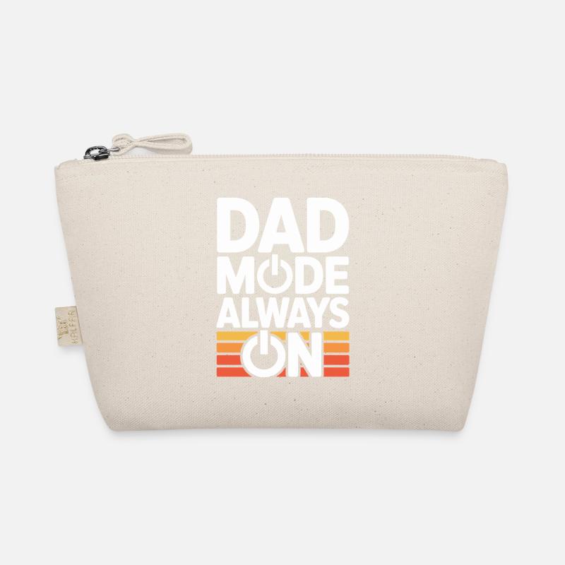 Dad Mode Always On Lustige Geschenkidee Vater Bio-Täschchen