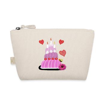 Gâteau Gâteau Gâteau d’anniversaire Cœurs - Trousse biologique - nature - Devant