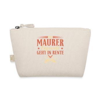 Maurer Legende geht in Rente – Ruhestand - Bio-Täschchen - Natur - Vorne