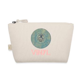 Vinyl Record for Retro Disco Vintage Friends - Organic Pouch - nature - Front