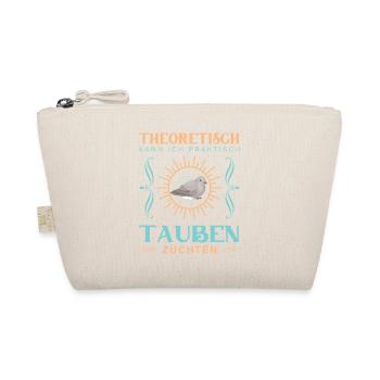 Taubenzüchter Taube Taubenzucht Spruch Brieftaube - Bio-Täschchen - Natur - Vorne