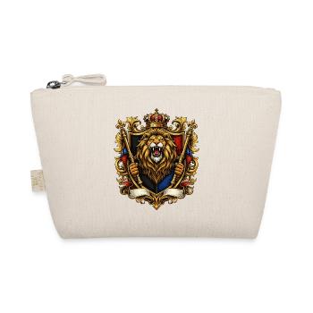 Royal Lion Coat of Arms - Organic Pouch - nature - Front
