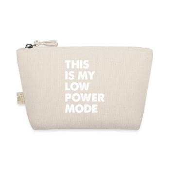 Low Power Mode - Bio-Täschchen - Natur - Vorne