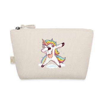 Dabbing Rainbow Unicorn Dance Vibes - Organic Pouch - nature - Front