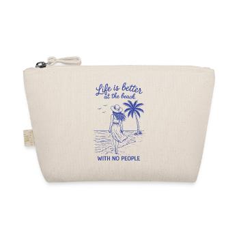 Chemise de plage Vacances drôles sans humain - Trousse biologique - nature - Devant