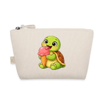 Dessin animé d’été de la tortue glacée drôle - Trousse biologique - nature - Devant