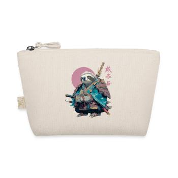 Samouraï paresseux en armure bleue - Trousse biologique - nature - Devant