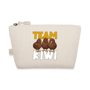 Team Kiwi Bird Kiwi Animal Cute Kiwi New Zealander - Organic Pouch - nature - Front