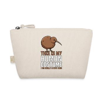  This Is My Human Costume I Am Really A Kiwi Bird - Organic Pouch - nature - Front