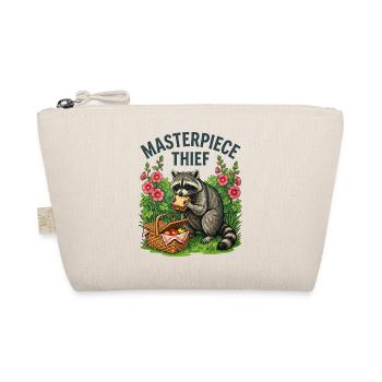 Waschbär-Picknickdieb - Bio-Täschchen - Natur - Vorne