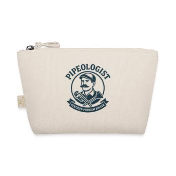 Pipe Expert | Plumber Problem Solver - Organic Pouch - nature - Front