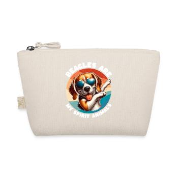 Lustige Beagle Sprüche - Bio-Täschchen - Natur - Vorne