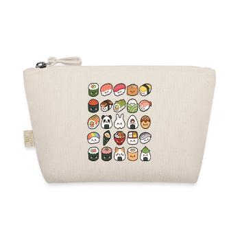 Kawaii Sushi Friends Mignonne Art culinaire japonais - Trousse biologique - nature - Devant