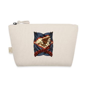 Emblème vintage du drapeau de l’aigle avec fusil - Trousse biologique - nature - Devant