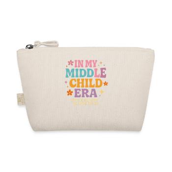 Daughter Family Humor In My Middle Child Era - Organic Pouch - nature - Front