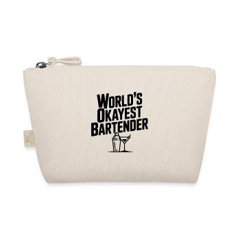 World's Okayest Bartender - Organic Pouch - nature - Front