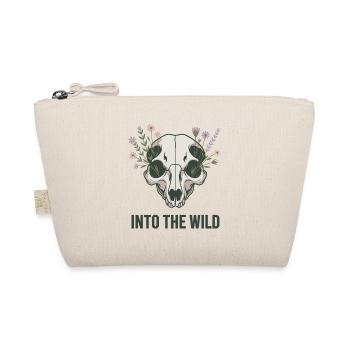 T-shirt Wilderness avec un crâne fleuri - Trousse biologique - nature - Devant