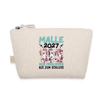 Malle 2027 Wir Eskalieren Einhorn Party Urlaub - Bio-Täschchen - Natur - Vorne