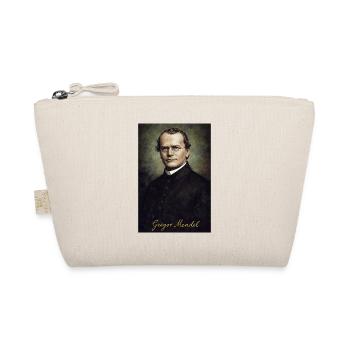 Gregor Mendel – Genetics Portrait Vintage - Organic Pouch - nature - Front