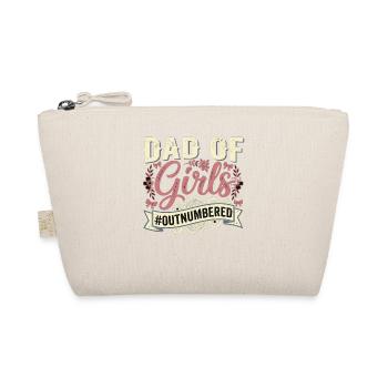 Papa des filles Fleurs Papa Vintage - Trousse biologique - nature - Devant