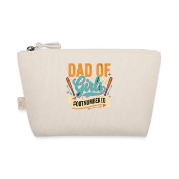 Papa des filles Baseball Père Enfants Sports - Trousse biologique - nature - Devant