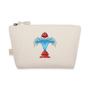 Heart bubbles from hydrant - Organic Pouch - nature - Front