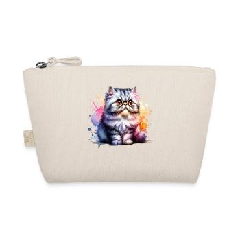 Perserkatze Geschenk - Bio-Täschchen - Natur - Vorne