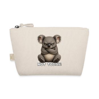 Grummeliger Koala – Not Today - Bio-Täschchen - Natur - Vorne