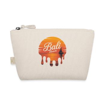 Bali at Sunset – Tropical Beach Shirt - Organic Pouch - nature - Front