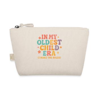 Daughter Family Humor In My Oldest Child Era - Organic Pouch - nature - Front